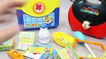 Baby Doll Doctor Kit Syringe Pororo Disney Mickey Mouse Learn Colors Play Doh Surprise Egg