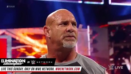 Goldberg accepts Brock Lesnar's WrestleMania challenge- Raw, Feb. 6, 2017