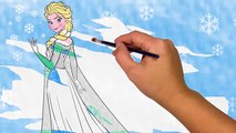Coloring Elsa Frozen Queen | Coloring Pages for Kids | Tô màu công chúa Elsa
