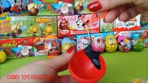 Egg Surprise Maya The bee Mickey Mouse Kinder Surprise Eggs Donald Duck Plop Football Eggs