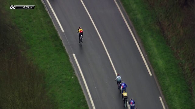 Gilbert repris par le peloton - Étape 2 (Rochefort-en-Yvelines / Amilly) - Paris-Nice 2017