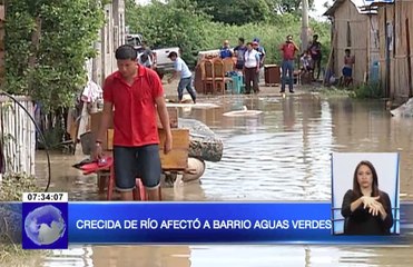 Desbordamiento de río afecta a cantón Playas