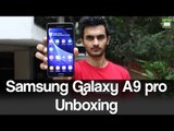 Samsung Galaxy A9 pro Unboxing - GIZBOT
