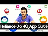Reliance Jio 4G: Complete Overview of Reliance Jio 4G App Suite #GIZBOT