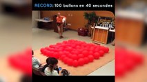 Record du monde : ce chien éclate 100 ballons en moins de 40 secondes !