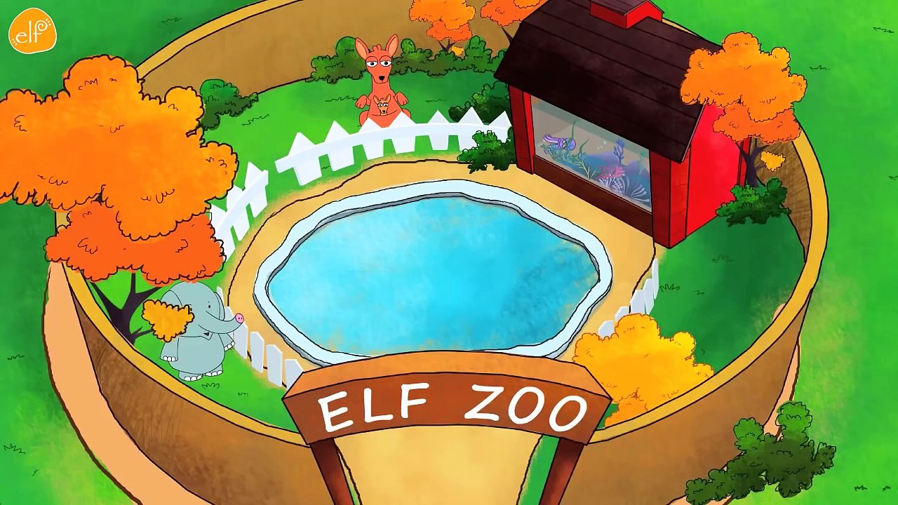 Zoo Animals Song for Kids - Can An Elephant Jump - ELF Learning-nzNoKA91xUM