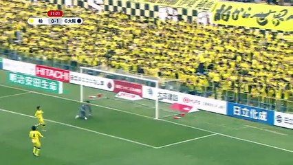 Kashiwa 1:3 Gamba Osaka   (Japanese J League. 5 March 2017)