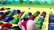 DISNEY PIXAR MCQUEEN MONSTER TRUCKS CARS SMASH PARTY + Wheels On The Bus Go Round And Roun