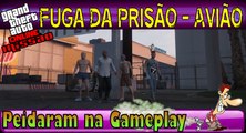 GTA V - Missão Fuga da Prisão - Avião - E Peidaram na Gameplay