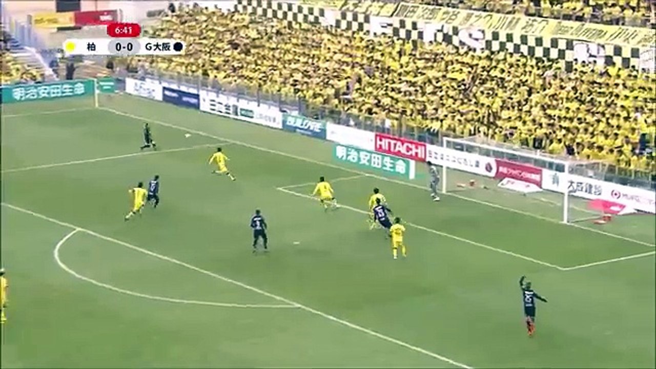 Kashiwa 0:1 Gamba Osaka   (Japanese J League. 5 March 2017)