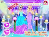 Elsa vs Barbie Fashion Show de Disney de la Princesa Juego -de dibujos animados para niños -los Mejores Juegos para Niños