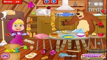 Маша грязный кухня Маша и Медведь игры для детей