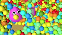 3D Finger Family Collection - Daddy Finger Nursery Rhymes - Learn Colours with Baby Bath Color Balls