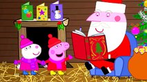 Peppa Pig Peppa Reúne Santa Páginas Para Colorear De Peppa Pig Para Colorear Libro