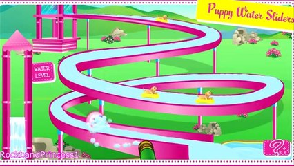 Скачать видео: Muñeca Barbie de Deslizar y Girar Cachorros Cachorro Agua de la Piscina a Jugar Playset Cookieswirlc Video