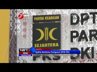 Sjafrie Sjamsoeddien Gelar Pertemuan Dengan Partai Keadilan Sejahtera - NET16