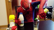 Spiderman vs Frozen Elsa Prank Challenge, Joker Poo and Fart Fun Superheroes Movie In real