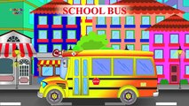 Wheels on the Bus Go Round and Round Rhyme - Popular Nursery Rhymes and Songs for Children