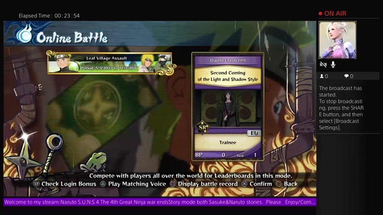Naruto Shippuden Ultimate Ninja Storm 4 Live PS...