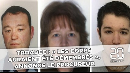 Affaire troadec : « Il semble que les corps auraient été démembrés », annonce le procureur