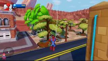 Spiderman y Rayo McQueen Carrera en Radiador Springs, Un SuperheroSchool