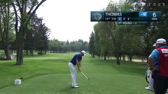 Coup de 205 mètres direct dans le trou en golf ! Justin Thomas