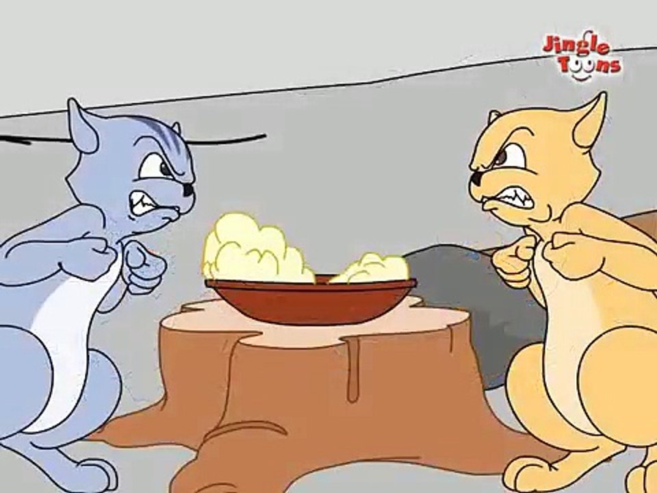 Cartoon 'Monkey   Two Cats' story  (360p)