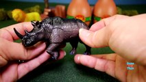 Toy Wild Animals 3D Puzzles Zoo Collection Lion Rhino Elephant Tiger Fun Facts For Kids-S6w_NwMIE28