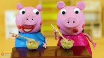 Peppa Pig & George Fight Each Other | Peppa Pig En Español Crying Play Doh