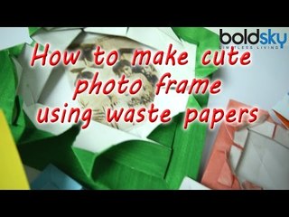 How to make paper photo frame; Watch video | Boldsky