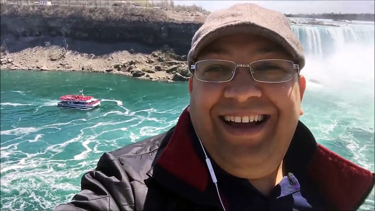 HD مباشر من قلب شلالات النياغارا في كندا(اكبر شلالات في العالم) في خاطر اي شخص يفكر في كندا