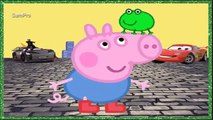 PEPPA PIG BEST LEARNING Coloring Book / Coloring Pages SUPER SPARKLE Rainbow Car Kids Fun