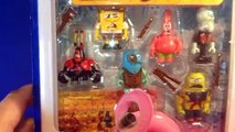 SpongeBob Sponge Out of Water Toys, Mega Bloks Post Apocalyptic Pack, and Imaginext Action