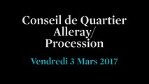 Conseil de Quartier Alleray/ Procession du Vendredi 3 Mars 2017