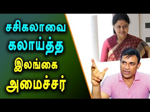 Sri lankan Minister Ranjan Ramanayakka Talked about Sasikala - Oneindia Tamil