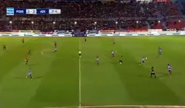 Sergio Araujo Goal HD - Panionios	0-1	AEK Athens FC 06.03.2017