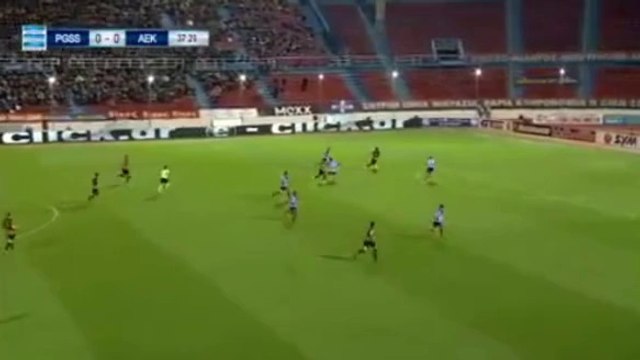 Sergio Araujo Goal HD - Panionios 0-1 AEK Athens FC 06.03.2017
