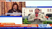 Gobierno de Ecuador rechaza informes de EE. UU. que critican al país en materia de DD. HH.