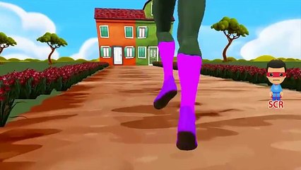 Spiderman Cartoons Hulk Batman King Kong Singing Johny Johny Yes Papa Nursery Rhymes for C