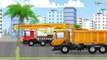 Dump truck & The Excavator Ambulance & Tow Truck Cartoons Video for kids Cars & Truck for children