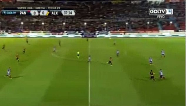 Sergio Araujo Goal HD - Panionios 0-1 AEK 05.03.2017