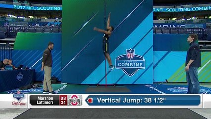 Lattimore impresses in Broad Jump and Vertical Jump