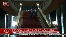 Cumhurbaşkanı Erdoğan, ABDli CBSe konuştu
