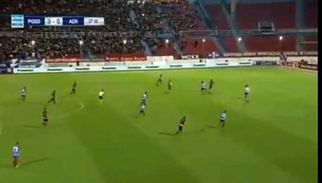 Sergio Araujo Goal - Panionios vs AEK Athens FC 0-1 06.03.2017