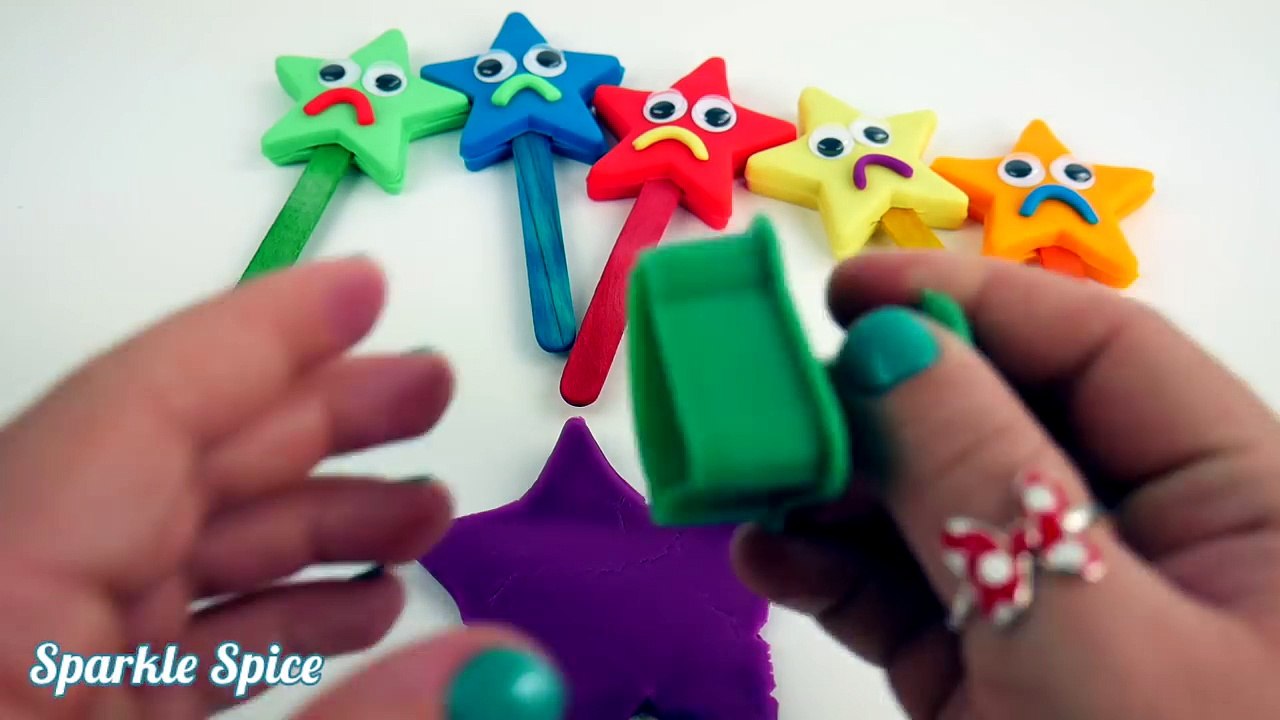 Learn Colors Play Doh Stars Candy Twinkle Little Star Finger Family Nursery Rhymes Slime Balloons-7R_PGNLTZ3Q
