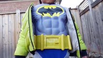 BABY Batman VS Superman Superheroes Battle Egg Surprise Toys Opening Playground Fun Playtime at Park