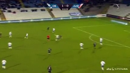 Joan Simun Edmundsson Goal HD - Odense 2-0 Aalborg 06.03.2017