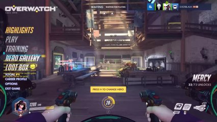 Overwatch: Main menu made an unexpected appearance in my custom game