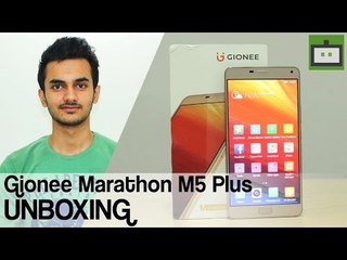 Gionee Marathon M5 Plus UNBOXING