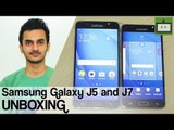 Samsung Galaxy J5 and J7 UNBOXING